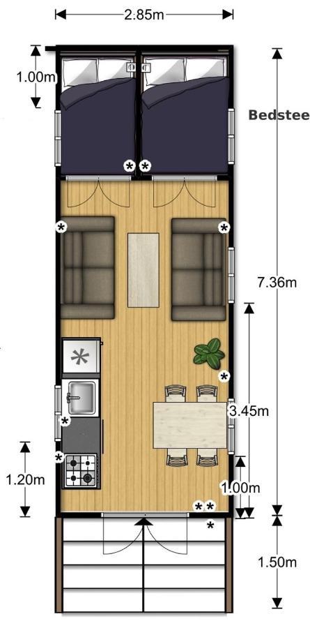 Minicamping De Boshoek Serooskerke  Exterior foto